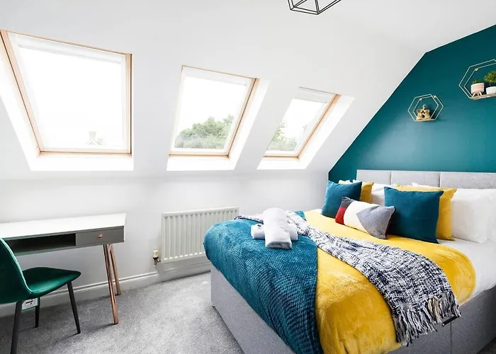 Apartman Sleek Stylish House 2 Parking - Hot Tub *